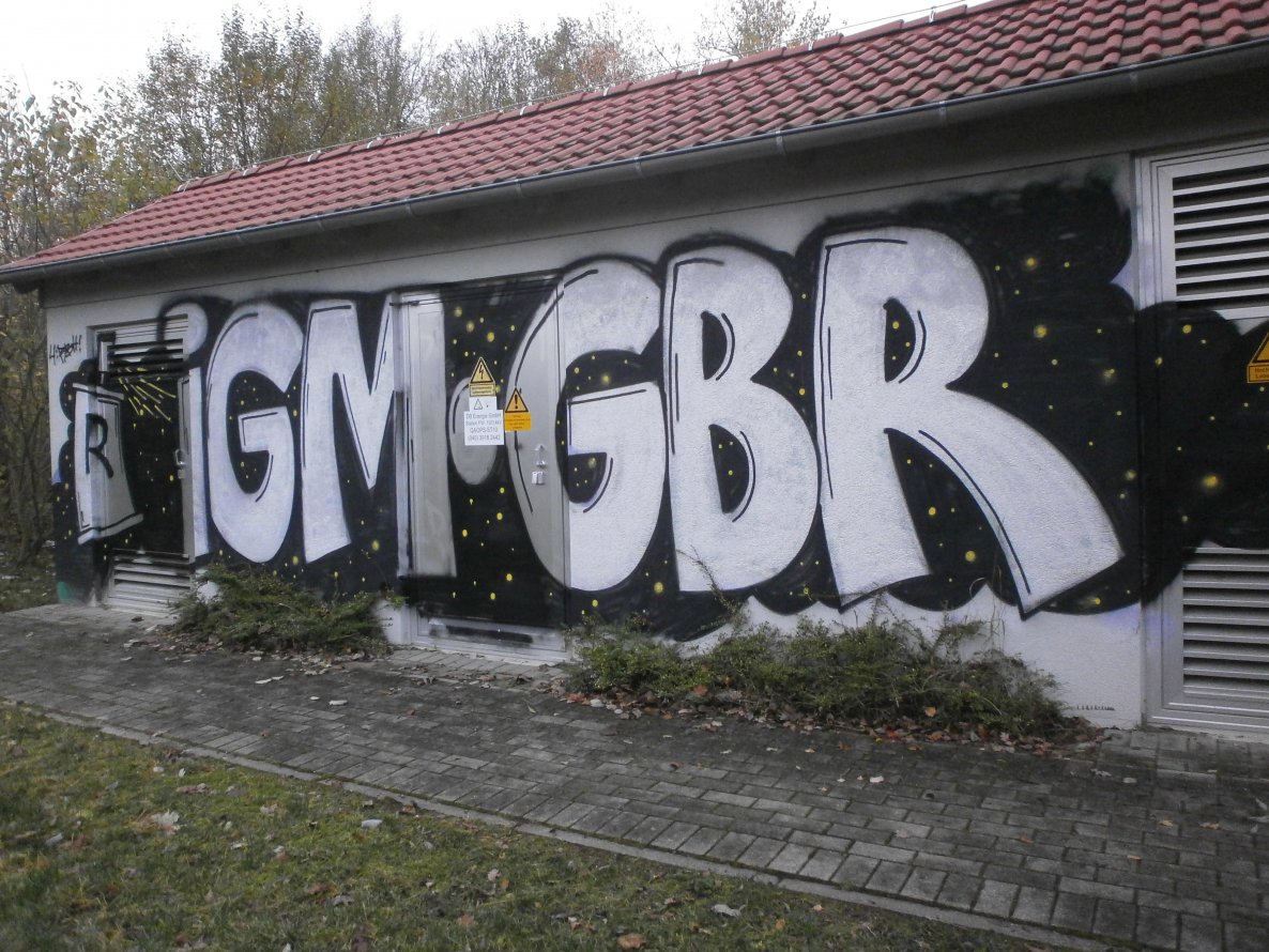 Graffiti Wall - Photo by Zane_one - igm, gbr