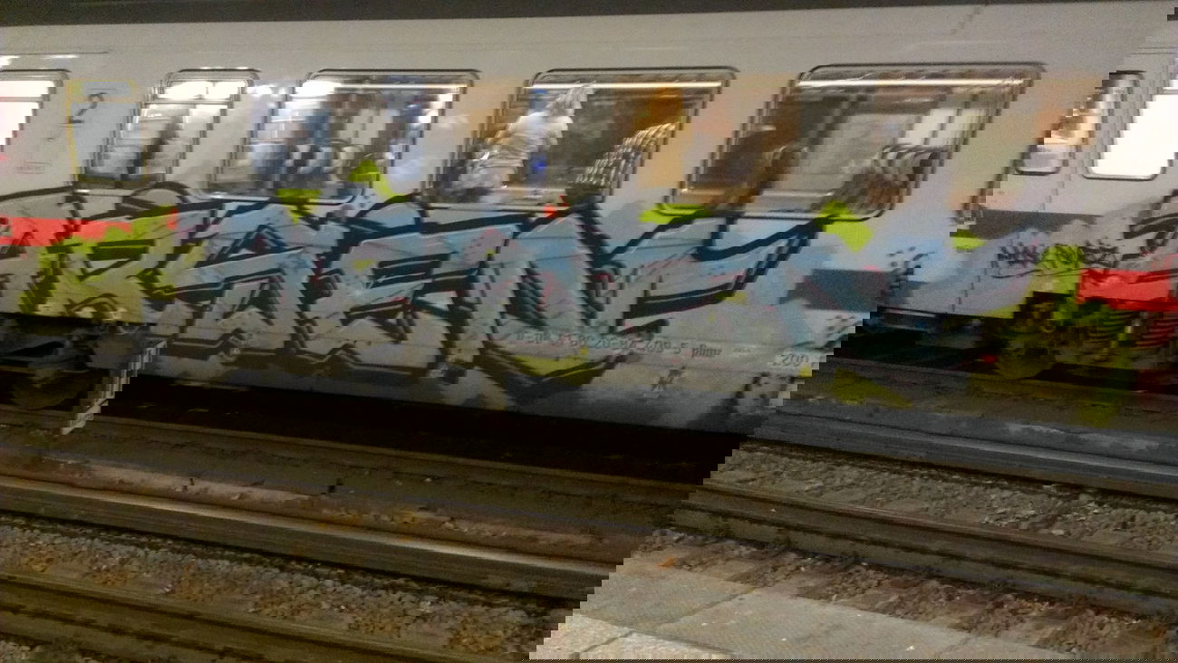 Graffiti Train in Hamburg - Photo by Zane_one - arsen (2013)