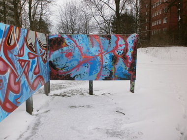 Graffiti Wall - Photo by Zane_one - Brd, drogen, winter (2013)
