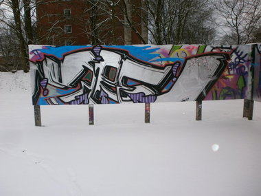 Graffiti Wall - Photo by Zane_one - nybe, brd (2013)