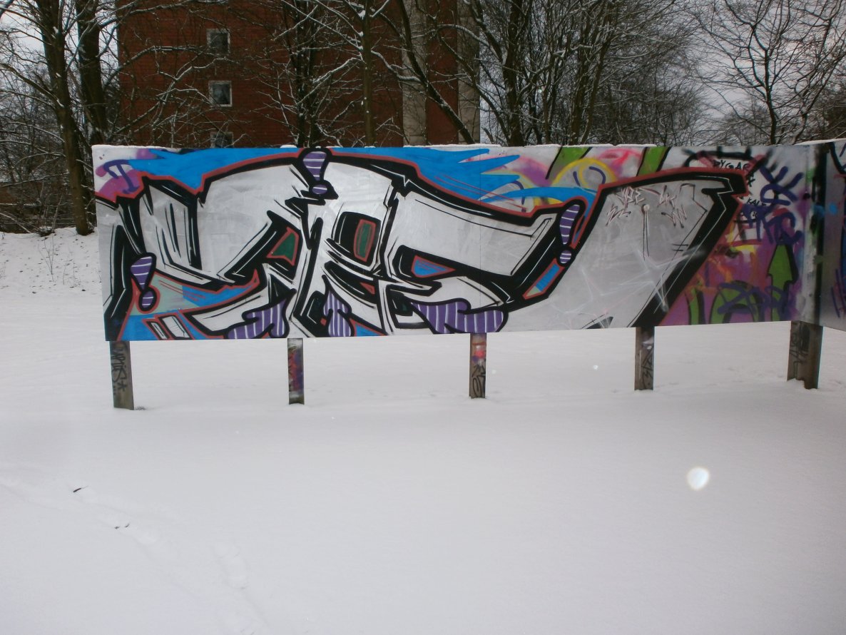 Graffiti Wall - Photo by Zane_one - nybe, brd (2013)