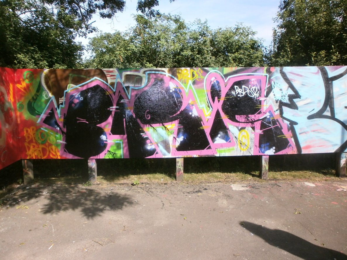 Graffiti Wall in Hamburg - Photo by Zane_one - baris, brd (2013)