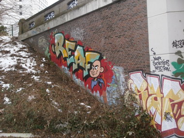 Graffiti Wall in Hamburg - Photo by Zane_one - reaf, rap, gms