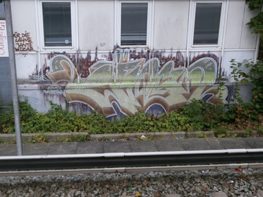 Graffiti Wall in Hamburg - Photo by Zane_one - einsa (2000)