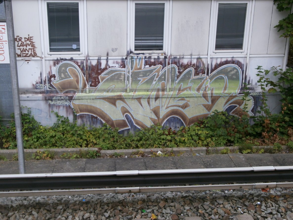 Graffiti Wall in Hamburg - Photo by Zane_one - einsa (2000)