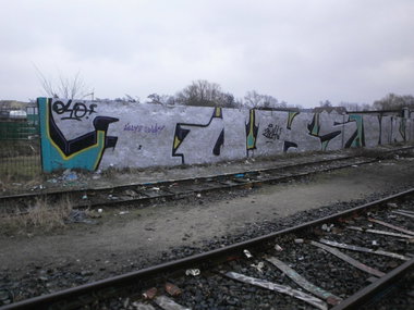 Graffiti Wall in Hamburg - Photo by Zane_one - Foks, dok, 040 (2014)