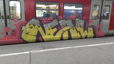 Graffiti Train - Photo by Zane_one - Neal, rs (2014)