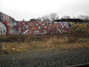 Graffiti Wall in Hamburg - Photo by Zane_one - Baker, ewa, tns (2014)