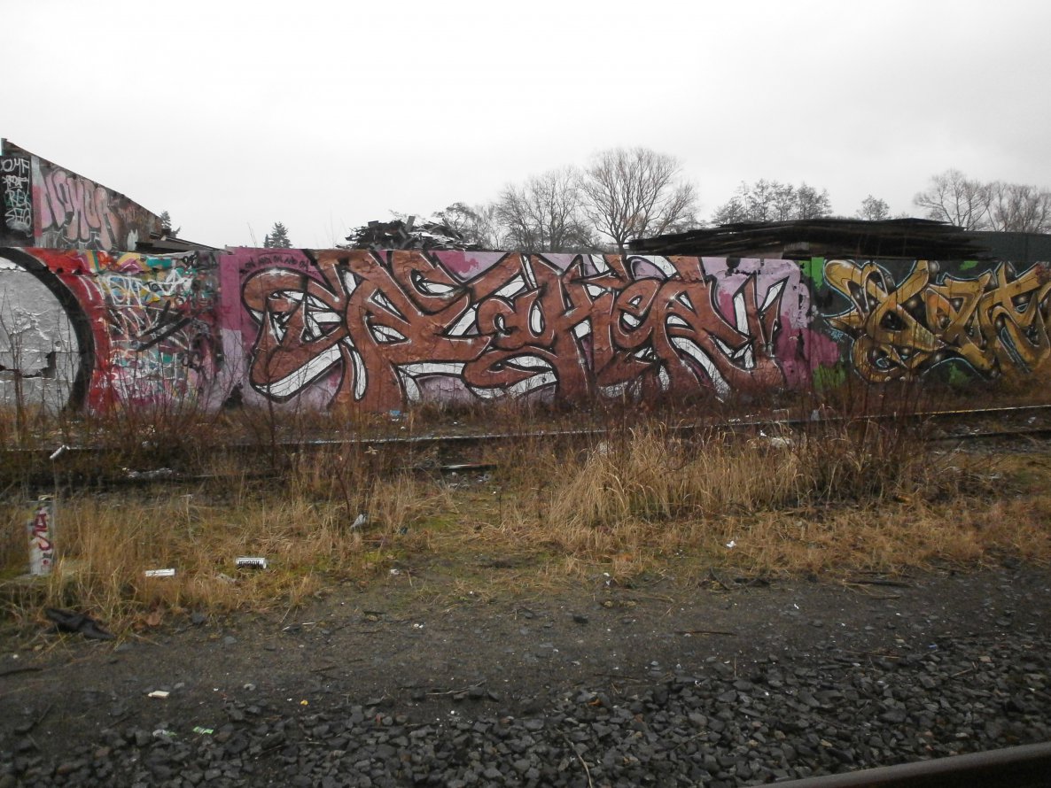 Graffiti Wall in Hamburg - Photo by Zane_one - Baker, ewa, tns (2014)