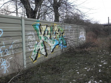Graffiti Wall in Aumühle - Photo by Zane_one - kove (2012)
