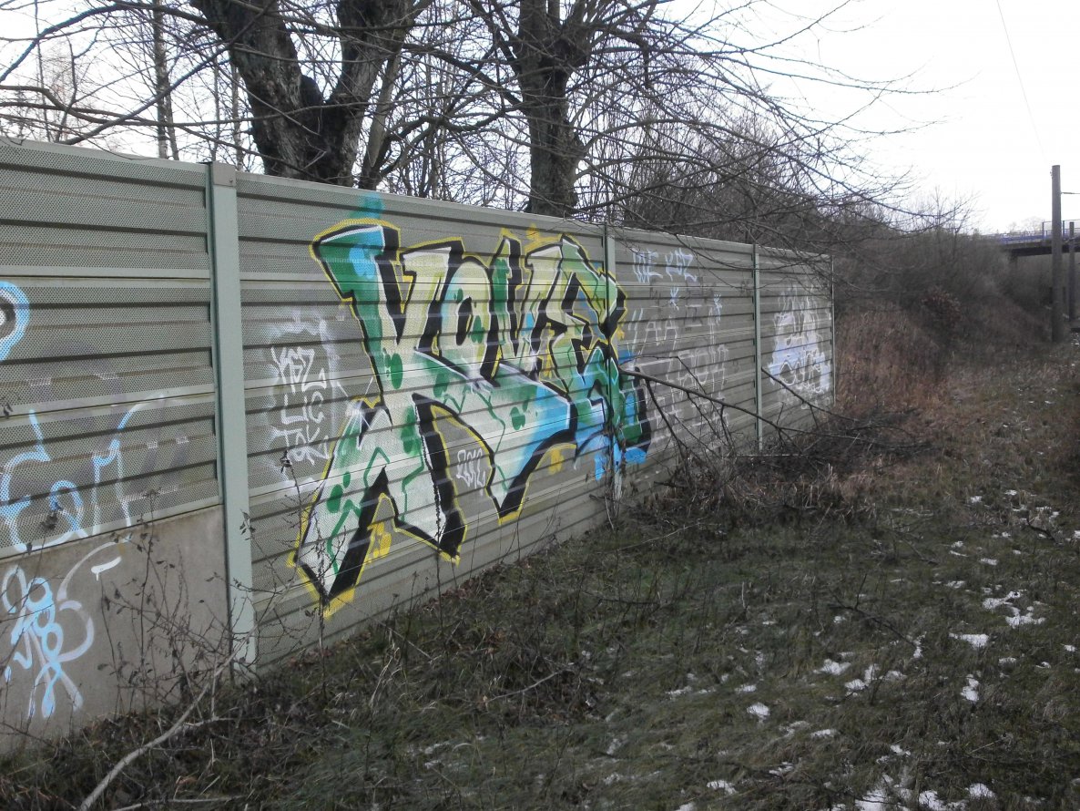 Graffiti Wall in Aumühle - Photo by Zane_one - kove (2012)