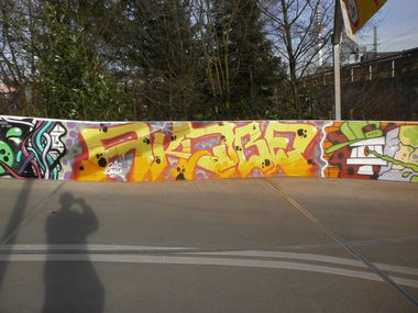 Graffiti Wall - Photo by Zane_one - akobe (2014)