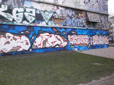 Graffiti Wall in Hamburg - Photo by Zane_one - schanze, fear (2014)