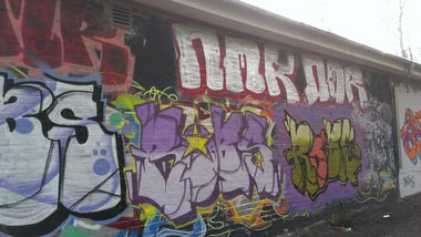 Graffiti Wall in Hamburg - Photo by Zane_one - nmr, robs (2014)