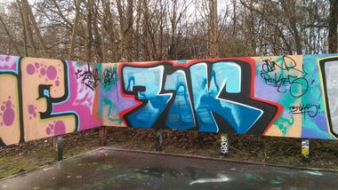 Graffiti Wall - Photo by Zane_one - zane, sane, 31k (2014)