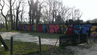 Graffiti Wall in Hamburg - Photo by Zane_one - wer, das, liest (2014)