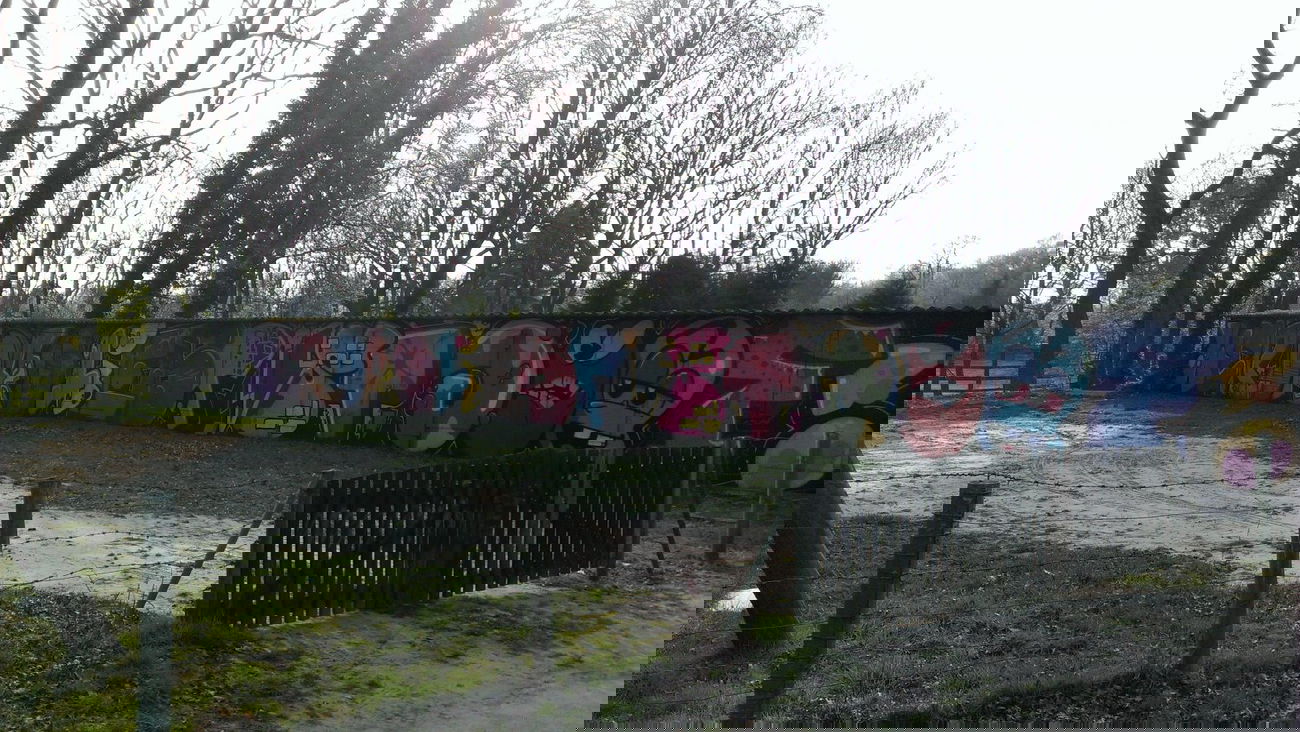 Graffiti Wall in Hamburg - Photo by Zane_one - wer, das, liest (2014)