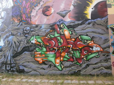 Graffiti Wall in Hamburg - Photo by Zane_one (2013)