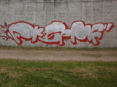 Graffiti Wall in Hamburg - Photo by Zane_one - fks, pmf (2012)
