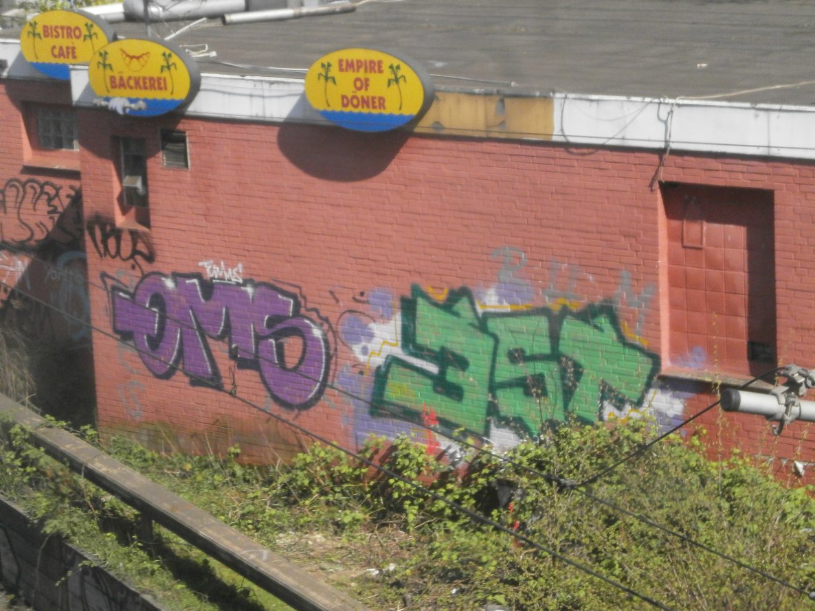 Graffiti Wall in Hamburg - Photo by Zane_one - qms, 3st (2014)