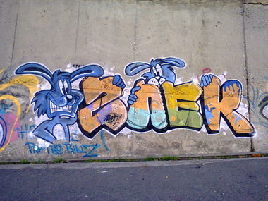 Graffiti Wall - Photo by Zapek