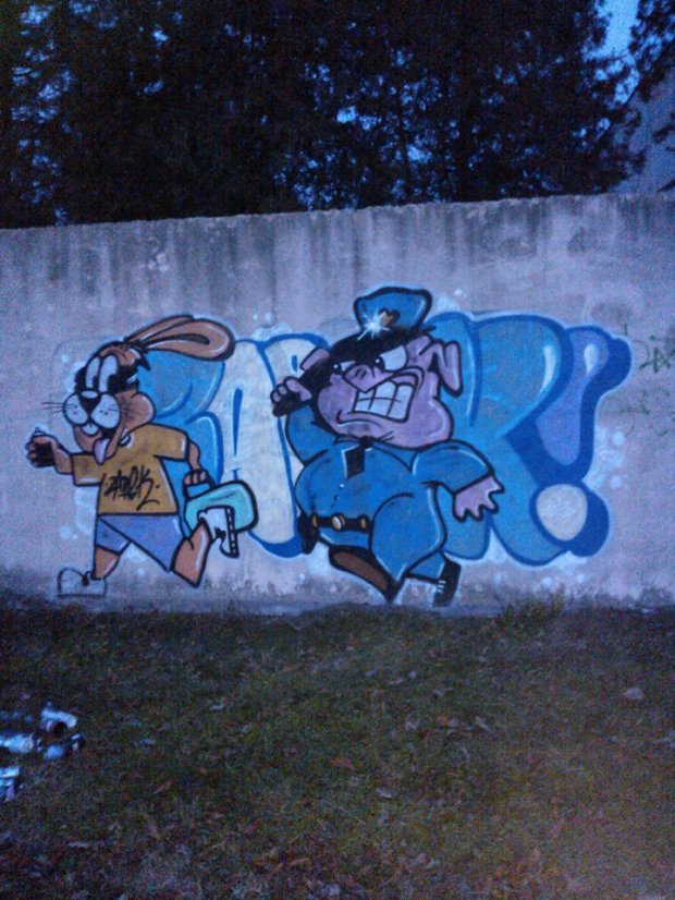 Graffiti Wall - Photo by Zapek