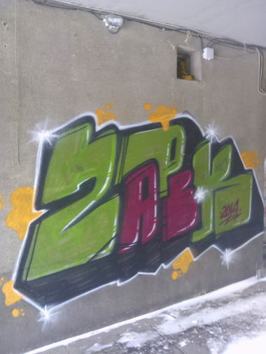 Graffiti Wall - Photo by Zapek