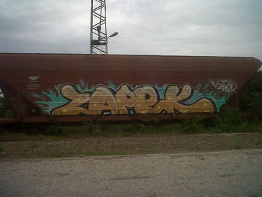 Graffiti Train - Photo by Zapek (2014)