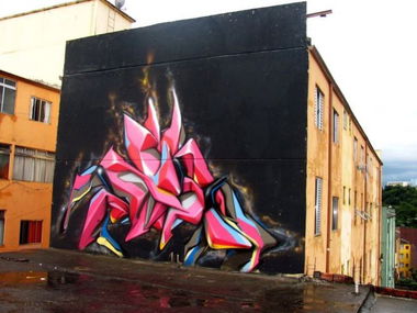 Graffiti Wall in Brazil - Photo by Zapy87 - Basick