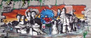 Graffiti Wall in Sao Paulo - Photo by Zapy87 - Ignoto