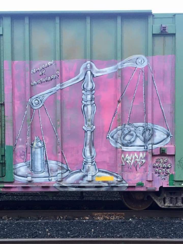 Graffiti Train - Photo by Zecke247