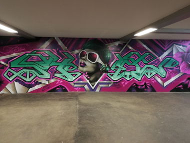 Graffiti Wall in BERLIN  - Photo by Zecke247