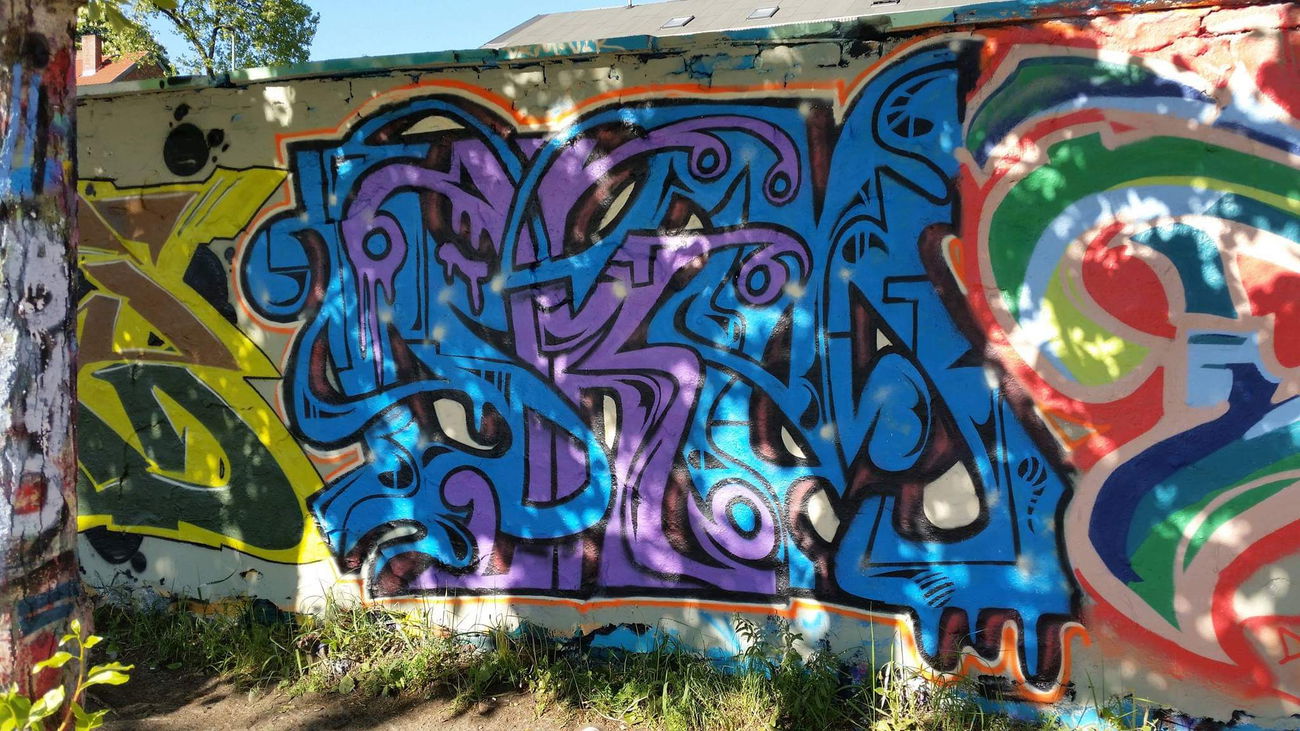 Graffiti Wall - Photo by Zecke247 - DKM, Berlin