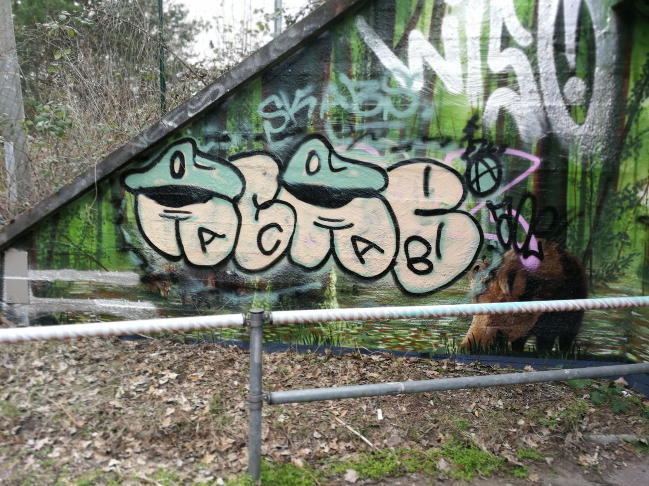 Graffiti Wall in BERLIN  - Photo by Zecke247 - acab, Berlin