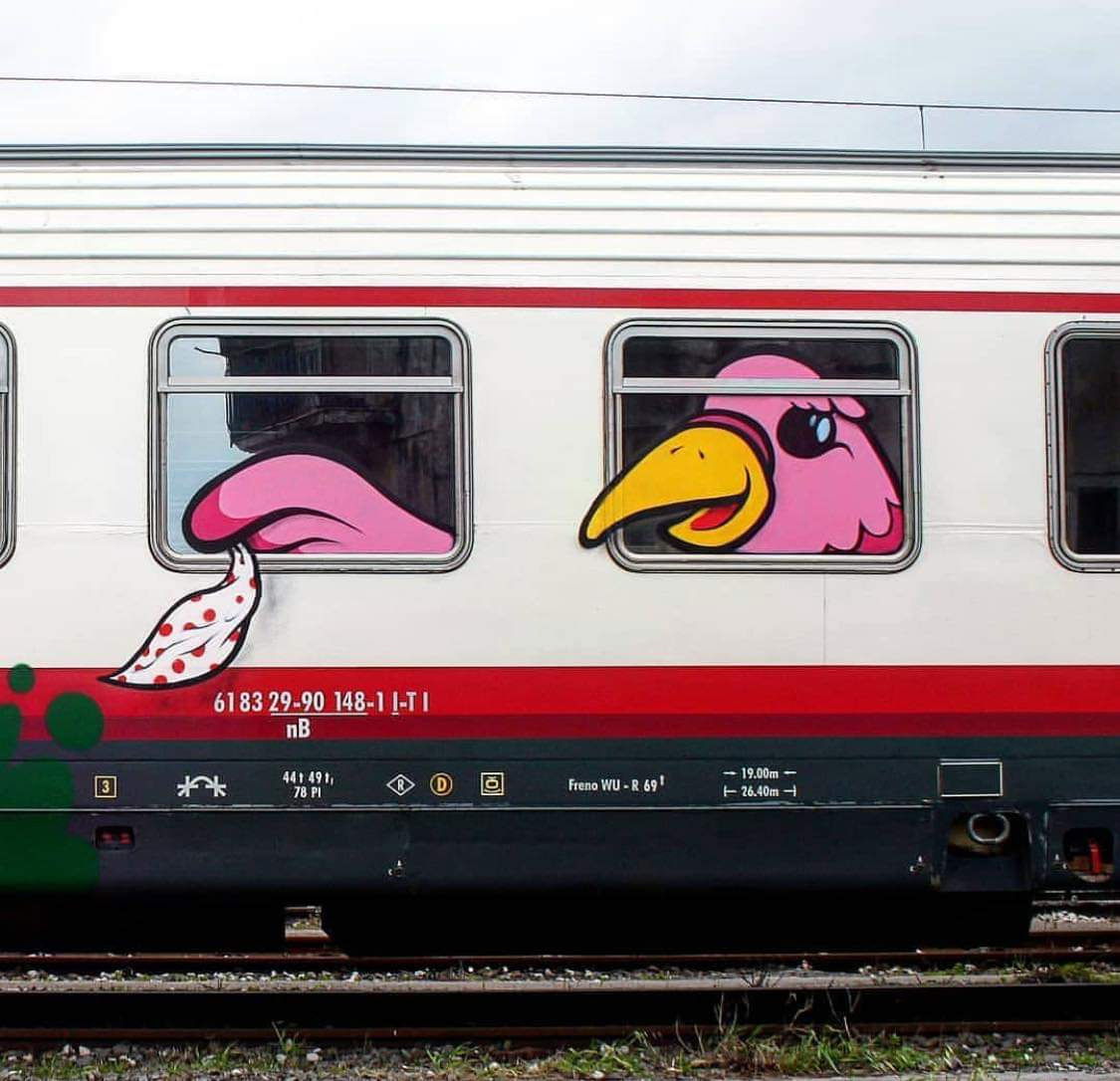 Graffiti Train - Photo by Zecke247