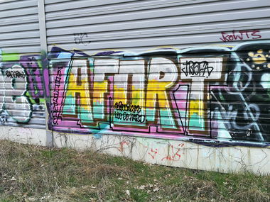 Graffiti Wall in BERLIN  - Photo by Zecke247 - afort, Berlin