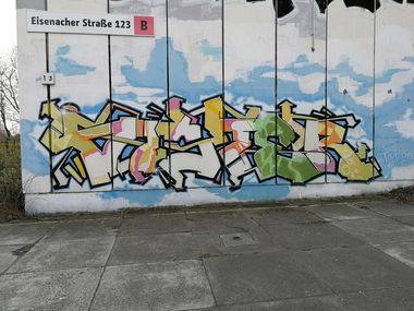 Graffiti Wall in BERLIN  - Photo by Zecke247