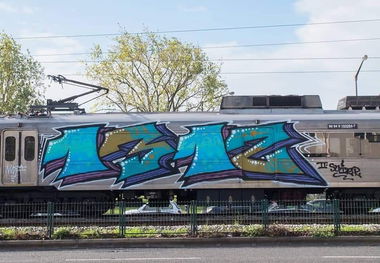 Graffiti Train - Photo by Zecke247 - 1312