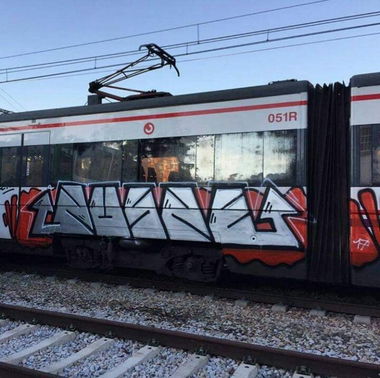 Graffiti Train - Photo by Zecke247