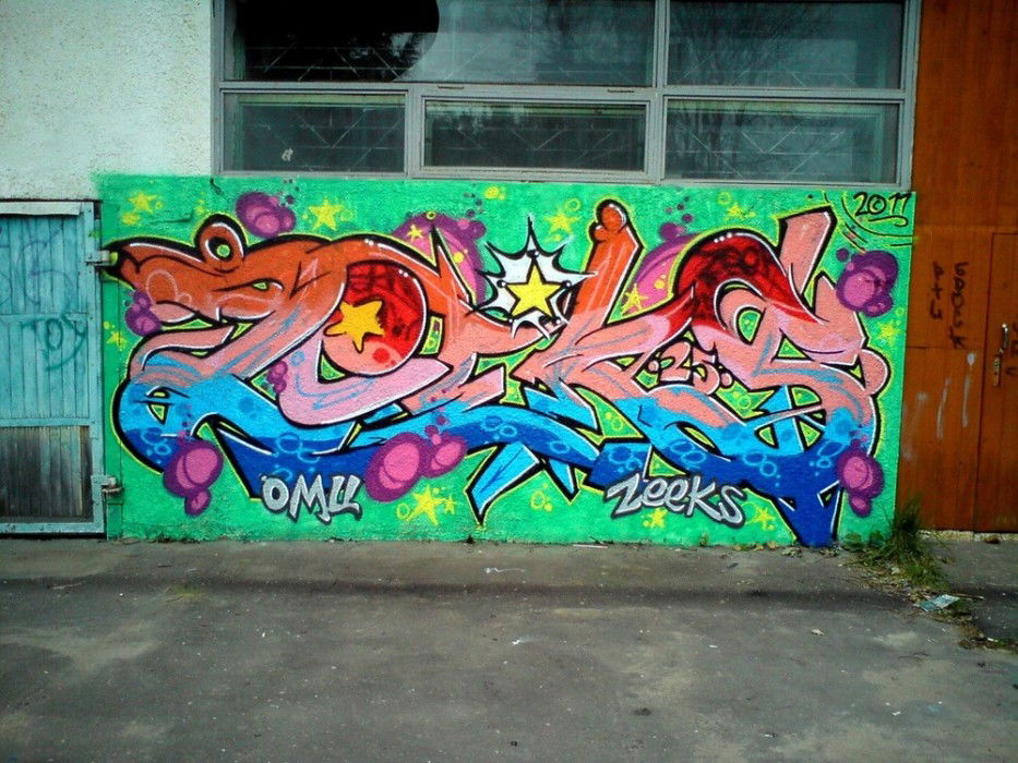 Graffiti Wall - Photo by Zeeks - Zeeks, Zixs, Zeex