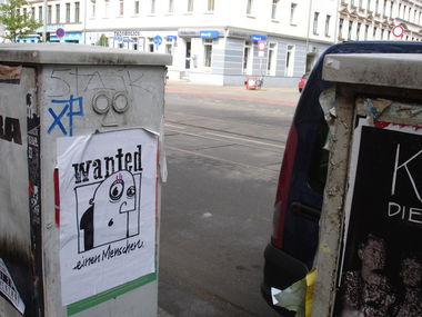 Graffiti Photo by Zeitzeuge - wanted, einen, menschendens (2014)
