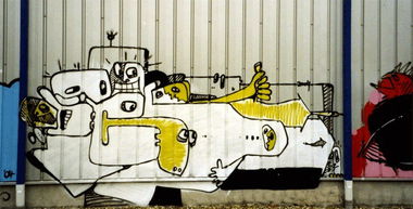 Graffiti Wall in Lahr - Photo by Zeitzeuge - dens, densmckenzy, dens_mckenzy (2009)