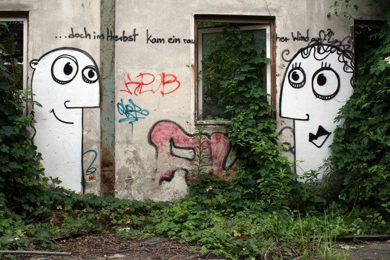 Graffiti Street Art in Leipzig - Photo by Zeitzeuge - densMckenzy, 157, Streetart (2010)