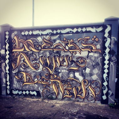 Graffiti Wall in Dusseldorf - Photo by Zenit - düsseldorf