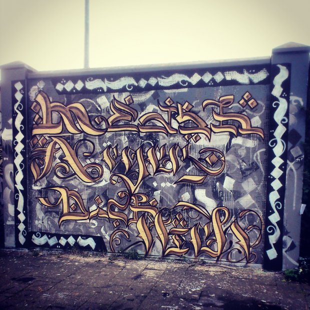 Graffiti Wall in Dusseldorf - Photo by Zenit - düsseldorf