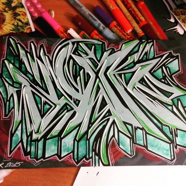 Graffiti Artwork in Tver - Photo by Zeok71 - Zeok, Canvas, MolotovMarkers (2015)