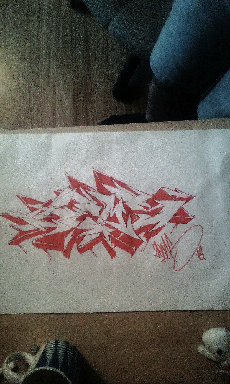 Graffiti Sketch - Photo by ZeosOner