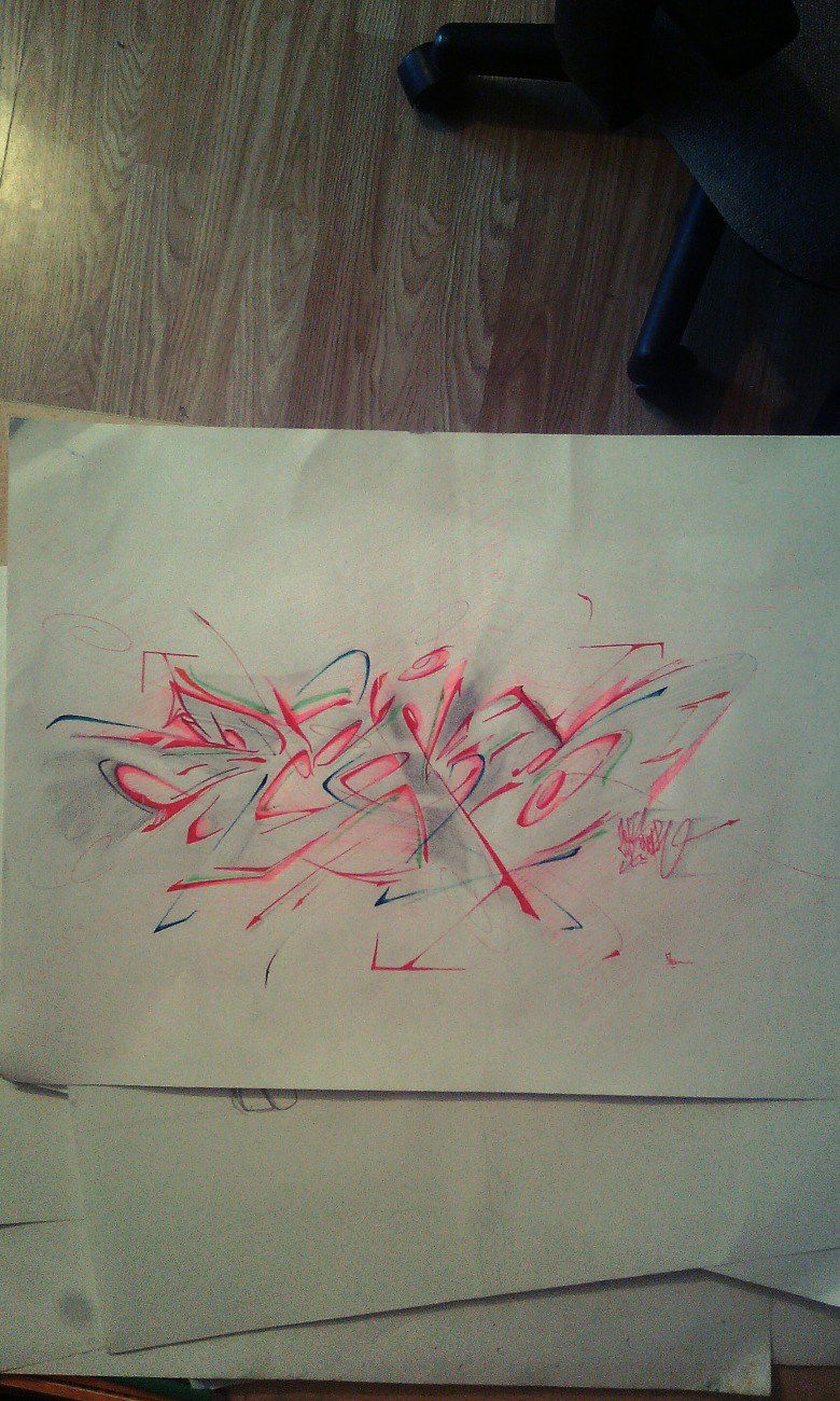 Graffiti Sketch - Photo by ZeosOner