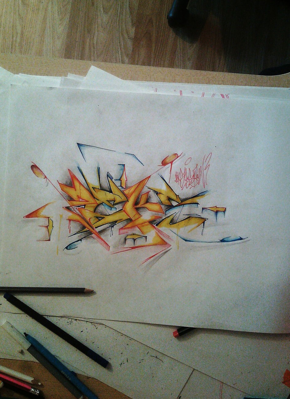 Graffiti Sketch - Photo by ZeosOner