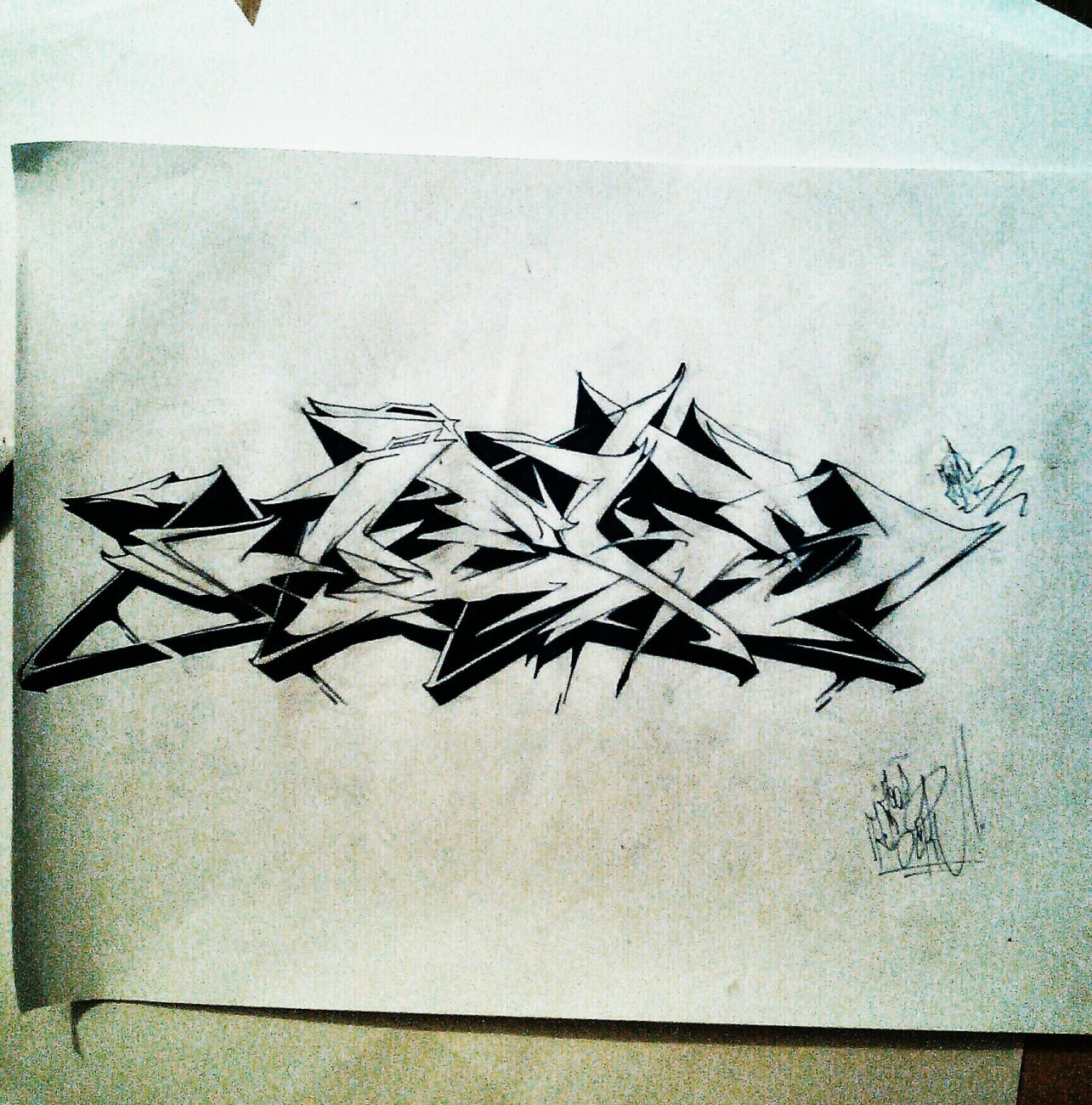 Graffiti Sketch - Photo by ZeosOner - Zeks